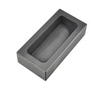 IkErna Craquelures En Graphite Coulage de Moule À Lingot de Fusion Pour Les Métaux En Alumien Argent Doré 500 Ml, 180X100X50 Mm