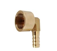 IkErna Pc Pcf Pl Plf Pagoda Connector 6 Mm Hose Barb Connector Hose Tail Thread 1/8 1/4 3/8 1/2 Bsp Brass Pipe Fitting/Plf/3/8"