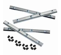 IkErna Series Aluminum Profile Straight Line Connector 180 Degree Bracket Fastener For T Slot Aluminum Extrusion Profile T Slot/2020 M5 Hole