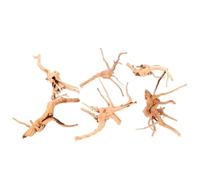 IKFGTJRE Bois Flotté pour Aquarium Bois flotté, Racines de Coucou, Tronc d'arbre Mort, Micro-Paysage, Reptile, Cylindre, Ornement for Aquarium(15-20cm(3PCs))