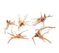 IKFGTJRE Bois Flotté pour Aquarium Décoration d'aquarium en Bois, Petit Habitat, Racines, Bois flotté, Ornements décoratifs, Paysage d'aquarium, Racines d'arbres(25-30CM)