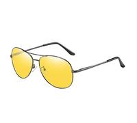 IKFGTJRE Lunette de Soleil Lunettes de soleil photochromiques for hommes et femmes, polarisées, Vintage, for la conduite, changement de couleur, Vision de jour et de nuit, UV400(04 NIGHT VISION)
