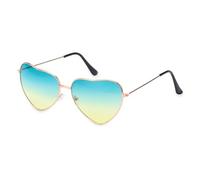 IKFGTJRE Lunette de Soleil Lunettes De soleil Vintage en forme De cœur for femmes, verres De soleil dégradés De couleur bonbon, lunettes d'extérieur, De fête Oculos De Sol(C05)
