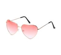 IKFGTJRE Lunette de Soleil Lunettes De soleil Vintage en forme De cœur for femmes, verres De soleil dégradés De couleur bonbon, lunettes d'extérieur, De fête Oculos De Sol(C01)