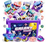 iKidiki Slime Enfant, Cadeau Fille 6 7 8 9 10 11 12 Ans Slime Fluffy avec Beaucoup de Décorations Mignonnes Loisirs Créatifs Fille 6-12 Ans Cadeaux d'anniversaire pour Enfants