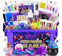 iKidiki Slime Enfant, Cadeau Fille 6 7 8 9 10 11 12 Ans Slime Fluffy Jouet Fille 6-12 Ans Galaxy Slime Kits de Loisirs Créatifs Activites Manuelles pour Enfants Potion Magique Enfant