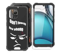 Ikiiqii Coque pour Blackview BV5300 Plus (6.10") + HD Verre Trempé Écran, Phone Case Cover Étui Souple Silicone Black TPU Housse Protection Bumper+Film Protection - Vibrant