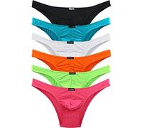 iKingsky Micro Slip en Modal Homme Taille Basse en Coupe Bikini sous-vêtements pour Homme