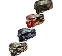 iKingsky String en Cuir épais pour Homme Camouflage Brasil Back sous-vêtements (XXL, Pack de 4)