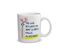 IKJHG Tasse à café « Aunt », cadeau pour tante de la part d'une nièce, belle tasse pour ma tante préférée, 325 ml