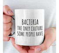 IKJHG Tasse à café Med School Bacteria Only Culture Some People Have Microbiogist Cadeau Tasse à café Microbiologie Germaphobe Mug Science Mug Biologie
