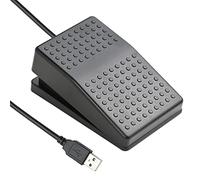 iKKEGOL Commutateur à Pied USB amélioré à pédale Unique contrôle mécanique pédale pédale pédale Carte Souris Clavier Raccourci Clavier Combinaison Touche simulateur Programme tourneur de Page