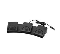 iKKEGOL Commutateur USB à pédale Unique pour Clavier d'ordinateur, Souris de Jeu Triple Pedal