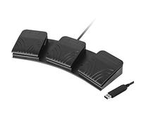 iKKEGOL Interrupteur Optique USB à Triple pédale 3 Touches Programme 3 Boutons Clavier d'ordinateur Souris Jeu Action HID