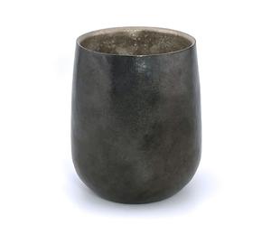 IKKO Gobelet en titane 240 ml (noir) - Gobelet à double paroi de qualité supérieure | Titane pur, neutre au goût, design intemporel | Pour café, thé, cocktails et utilisation quotidienne