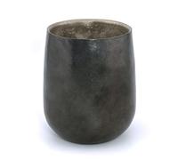 IKKO Gobelet en titane de 350 ml (noir) - Gobelet à double paroi de qualité supérieure - Titane pur - Sans goût - Design intemporel - Pour café, thé, cocktails et usage quotidien