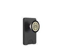 Ikko Ikki Japon Mon Oriental Vintage Jaune Pâle PopSockets PopWallet pour MagSafe
