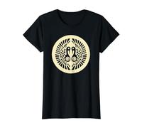 Ikko Ikki Japon Mon Oriental Vintage Jaune Pâle T-Shirt Graphique avec Valeur