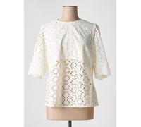 ikks chemisiers et blouses femme de couleur blanc