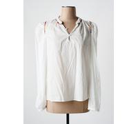 ikks chemisiers et blouses femme de couleur blanc 36