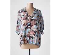 ikks chemisiers et blouses femme de couleur bleu