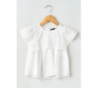 ikks chemisiers et blouses fille de couleur blanc 6 A