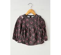 ikks chemisiers et blouses fille de couleur noir 2 A