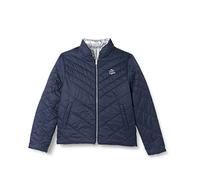 IKKS JUNIOR Doudoune matelassé réversible Bleu Marine XU41002.18 Revers, Argent/Navy, 5 Ans Fille