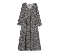 IKKS Junior Fille Robe Longue à Manches Longues cœurs Blancs sur Fond XU30014.02 Casual Dress, Noir imprimé coeurs, Taille M