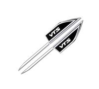 ikleu 2 pcs Auto Emblème Logo, pour Citroen VTS côté Emblèmes Sticker Style décorer décalcomanies Décoration Accessoires,A/Black