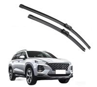 ikleu 2pcs Avant Essuie-Glace, pour Santa Fe 2019-2022（16+26） Durable Jeu balais essuie Glace Avant Ultra Silencieux résistant Usure Accessoires