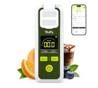 iKoffy Réfractomètre numérique Brix avec ATC, synchronisation des applications et analyse de l'IA, plage de 0 à 55 %, précision ± 0,1 %, étanche et rechargeable, pour fruits, légumes, jus et boissons