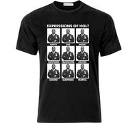 IKOKO Brooklyn Nine Nine Expressions of Holt Funny Unisex 100% Cotton Short-Sleeve T-Shirts Black XL