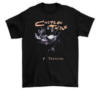 IKOKO Cocteau Twins Band Treasure Unisex 100% Cotton Short-Sleeve T-Shirts Black XL