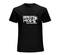 IKOKO Depeche Shirt Mode People are People Unisex 100% Cotton Short-Sleeve T-Shirts Black XXL