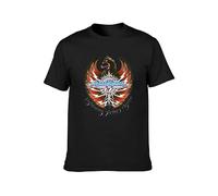 IKOKO Dokken Lightning Strikes Again Hits Unisex 100% Cotton Short-Sleeve T-Shirts Black XL