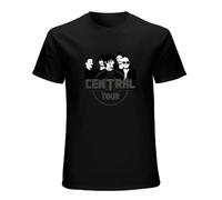 IKOKO Indochine Central Tour Unisex 100% Cotton Short-Sleeve T-Shirts Black L