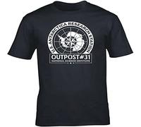 IKOKO Inspired by John Carpenter's The Thing Outpost 31 Unisex 100% Cotton Short-Sleeve T-Shirts Black M