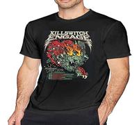 IKOKO Killswitch Engage Unisex 100% Cotton Short-Sleeve T-Shirts Black S