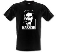 IKOKO Marxism Groucho Marx Parody Brothers Unisex 100% Cotton Short-Sleeve T-Shirts Black XL