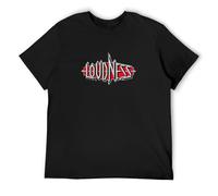 IKOKO New Loudness Logo Legend Old School Unisex 100% Cotton Short-Sleeve T-Shirts Black S