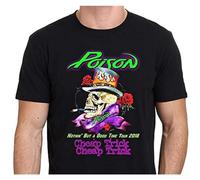 IKOKO Poison Trick Nothin' But A Good Time Tour Unisex 100% Cotton Short-Sleeve T-Shirts Black XXXL