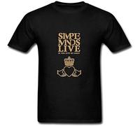 IKOKO Simple Minds Heart Unisex 100% Cotton Short-Sleeve T-Shirts Black XXXL