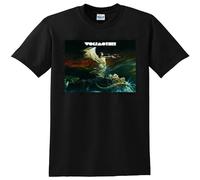 IKOKO Wolfmother Vinyl CD Cover Self Titled Unisex 100% Cotton Short-Sleeve T-Shirts Black XXXL