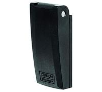 Ikon 1255 - Avec couvercle à ressort, protection contre la pluie pour l'extérieur - Protection optimale du cylindre de fermeture - Noir