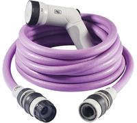 IKON 15 m-Tuyau d'arrosage extensible,compact,léger et prêt à l'emploi,avec pistolet multi-jet,Lavande