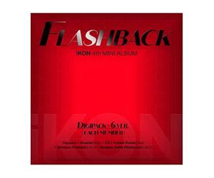 iKON - 4th Mini Album Flashback Digipack ver. CD+Extra Photocards Set (Random ver.)