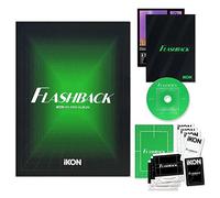 iKON - 4th Mini Album [FLASHBACK] (PHOTOBOOK-GREEN ver.) Photobook + CD + Postcard Set + Photo Sticker + Polaroid Set + Photocard Set + Slfie Photocard