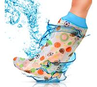 IKONAA Protection imperméable pour enfants avec bandages et bandages gestes sur les jambes et les bras à utiliser dans la douche dans la baignoire imperméable (boules de jambe)