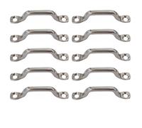 IKOPFLN 10 Pièces Pontet INOX,Acier Inoxydable Pontet pour Bateau et Kayak,Pont,Voile D'ombrage de Voiture,Gréement de Cano,accastillage bateau